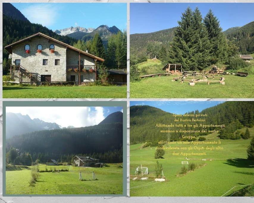 Chalet Rustico Bertolini Per Gruppi! Villa Vermiglio Kültér fotó